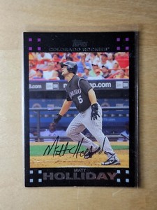 2007 Topps Matt Holliday #290  Colorado Rockies NEAR MINT Cardinals Athletics