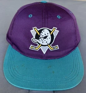 Vintage 90s Anaheim Mighty Ducks Sports Specialties Snapback Hat Cap NHL YOUTH - Picture 1 of 13