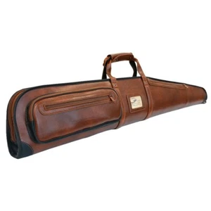 Estuche de cuero para escopeta PU, almacenamiento de armas de fuego para cazadores, regalo hecho a mano para cazadores - Imagen 1 de 9