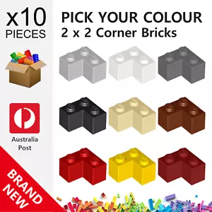 10x Genuine LEGO™ - 2 x 2 Corner Bricks - 2357 New Brick Parts - Picture 1 of 22