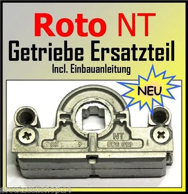 ROTO NT Ersatzteil Getriebe Schneckengehäuse f. Fenster u. Balkontüren Beschlag