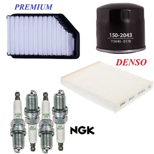 Tune Up Kit Air Cabin Oil Filters Spark Plugs For KIA SOUL L4 1.6L 2014-2019 - Picture 1 of 1