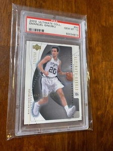 2002 Upper Deck Ultimate Collection Emanuel Ginobili RC #93 PSA 10 171/250 - Picture 1 of 1