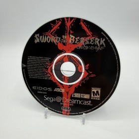 Sword of the Berserk: Guts' Rage (Sega Dreamcast, 2000) - Disc Only - Tested