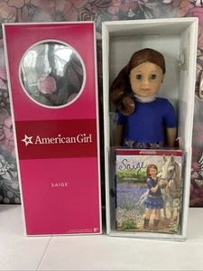 American Girl SAIGE GOTY DOLL,  BOOK  & Accessories Set ALL NEW  RETIRED - Picture 1 of 17