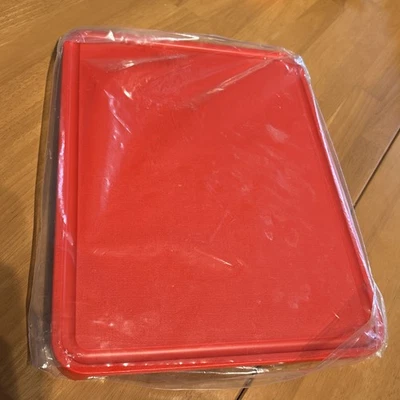 Tabla de cortar Cutco tamaño mediano roja bandeja de cortar preparación de cocina #125 Foto 1 de 4