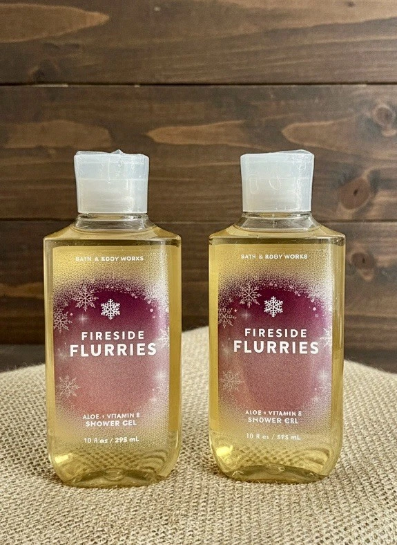 Gel de ducha Bath & Body Works FIRESIDE FLURRIES gel de baño corporal aloe y vitamina E Foto 1 de 1