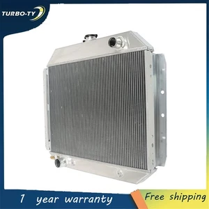 For Ford F100 F150 F250 F350 68-79 For Bronco 78-79 CU433 3Row Aluminum Radiator - Foto 1 di 15