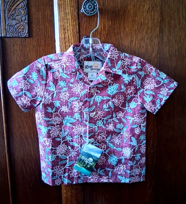 Juego Reyn Spooner Niño SENTOSA ALOHA Arándano Niño Pequeño Talla-2T Foto 1 de 4