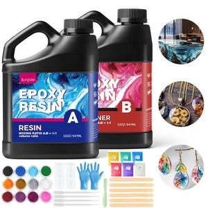 64oz Epoxidharz Set Klar Gießharz Kunstharz Harz & Härter DIY Gießen 1:1 - Bild 1 von 7