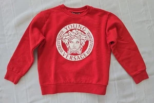 Versace Young Little Girl or Boy Unisex Sweater Red Size 6 - Picture 1 of 5