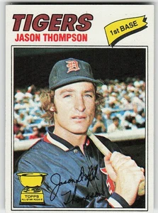 1977 Topps #291 Jason Thompson BASEBALL Detroit Tigers - Picture 1 of 2