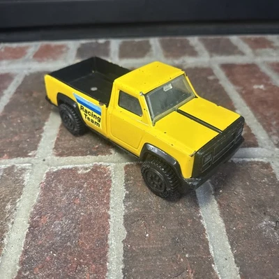 Vintage Tonka Racing Team Yellow Pick-up Truck Steel Diecast Toy Truck - Image 1 of 4