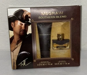 Tim McGraw Southern Blend 0.5 EDT Cologne Hair Body Wash 2.5 Oz Gift Set Rare - Picture 1 of 7