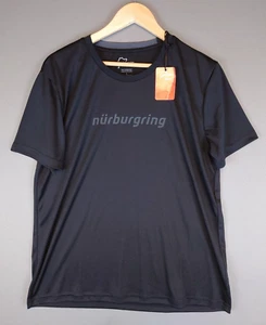 NWT Nurburgring Short Sleeve Jersey T Shirt Racing Black Men's Size Large - Picture 1 of 15