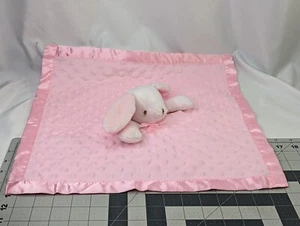 Blankets Beyond Pink Rabbit Lovey Dots Security Blanket Stuffed Animal Toy - Picture 1 of 6