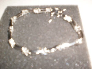 Silver Bracelet with Crystals - Picture 1 of 1