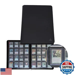 Carpeta Toploader Rayvol 16 bolsillos, tiene capacidad para 512 Toploaders cargador superior de 16 bolsillos - Imagen 1 de 5