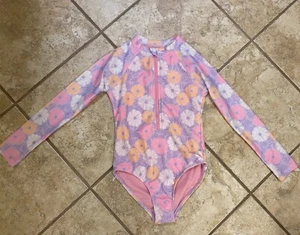 NWOT PINK & LILAC RASH GUARD BY WONDER NATION SIZE 7/8 - Picture 1 of 2