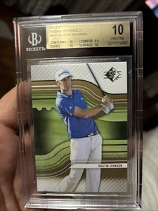 2012 SP Authentic Golf #R11 DUSTIN JOHNSON Pristine Rookie BGS 10 Pop1 ! - Picture 1 of 2