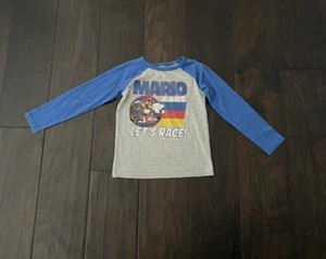Mario Let's Race Kid T Shirt Size 7 yrs - Picture 1 of 1