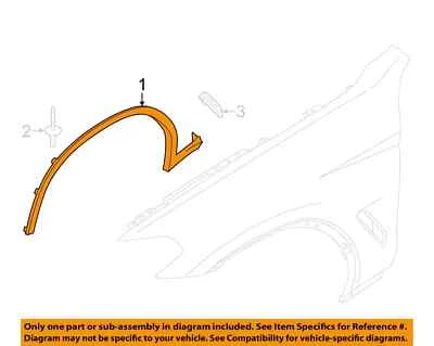 NUEVO ORIGINAL OEM 2018 BMW X3-Guardabarros Flare Izquierdo 51777400671 Foto 1 de 4