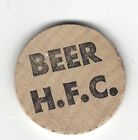 Beer H.F.C., Vintage Buffalo Wooden Nickel