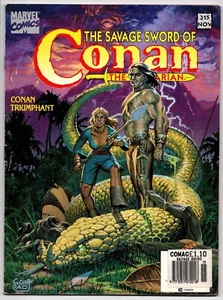 Savage Sword of Conan Vol 1 No 215 Nov 1993 (FN/VFN) (7.0) Marvel B&W Magazine - Imagen 1 de 2