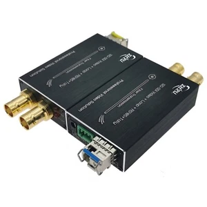 Mini 12G SDI over LC/FC Fiber Converter with RS485 Tally and Loop Output 20km - Bild 1 von 18