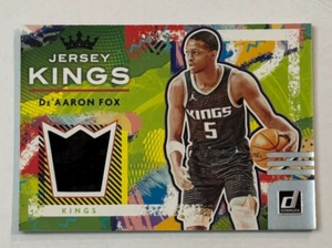 2021-22 Panini Donruss Jersey Kings #JK-DAF De'Aaron Fox Sacramento Kings - Picture 1 of 2