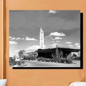 Impresión envolvente en lienzo Flamingo Hotel 1947 20 x 24 primer gran casino de Las Vegas - Imagen 1 de 4
