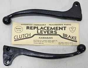 NOS Brake & Clutch Lever Set Kawasaki G4TR G3SS/TR C2SS G5 MT1 S2 F2 F11 Enduro - Picture 1 of 5