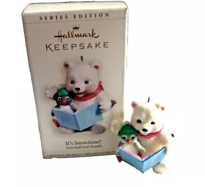 Vintage Hallmark Andenken Ornament Es ist Schneezeit! Schneeball und Smoking Serie 2006 - Bild 1 von 5