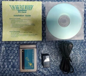 V.90 56K Fax Modem PC Card PCMCIA BFM5600-CF - Picture 1 of 6