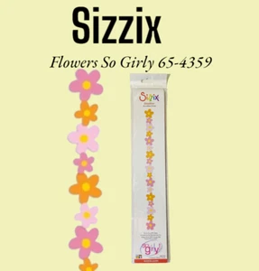 Nuevo 2007 Ellison Flowers So Girly Sizzix Sizzlits tira decorativa troquel 654359 - Imagen 1 de 8