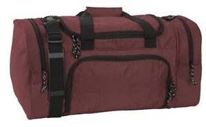 Coronado Carry-On Sport Locker Bag 21.0”x10.5”x10.5” Maroon W/Shoulder Strap-NEW - Picture 1 of 1