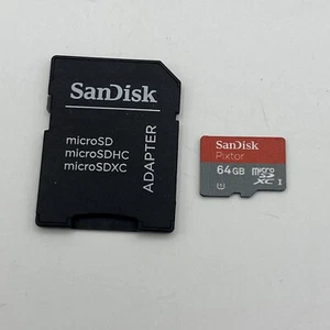 Carte mémoire SanDisk microSDXC 64Go - Photo 1 sur 2