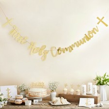 boys communion decorations