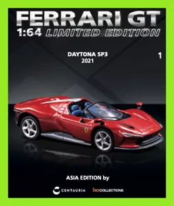 FEB 2025 IXO CENTAURIA #1 Ferrari Daytona SP3 2021 1/64 No Book Car Only TARMAC - Picture 1 of 5