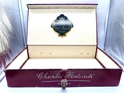Caja de champán vintage Charles Heidsieck solo Tolmer París hecha en Francia Foto 1 de 4