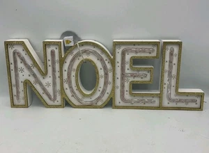 Wondershop Noel Insegna Led Natale Bianco/Oro  - Foto 1 di 6