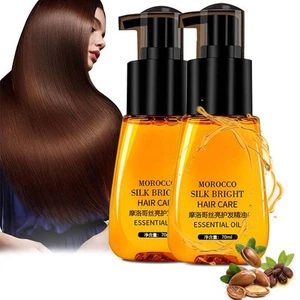 Hair Oil Serum for Frizzy Hair,Smooth & Shine Anti-frizz Serum,Morocco... - Picture 1 of 6