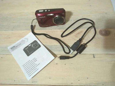 Kodak PIXPRO FZ43 16 MP Digital Camera - Red - USB Cable - Image 1 of 4