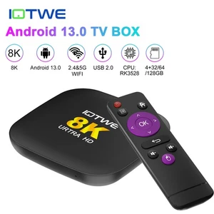 New Smart Android 13.0 TV Box 32/64/128GB Quad Core HD 8K HDMI WIFI Media Player - Picture 1 of 59