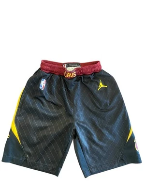 NBA Cleveland Cavaliers Boys Small Athletic Shorts Black/Wine/Gold - Image 1 of 4