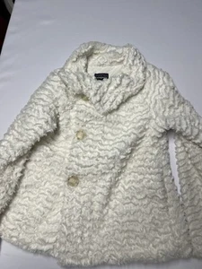 PATAGONIA PELAGE FAUX FURRY FLEECE JACKET in Girl's sz L 12 - Picture 1 of 4