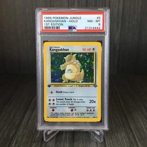 Kangaskhan PSA 8 1st Edition Jungle Set #5 Pokemon 1999 Holo Rare Mint - Picture 1 of 2