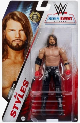 MATTEL AJ Styles WWE Main Event Series #147 Action Figure