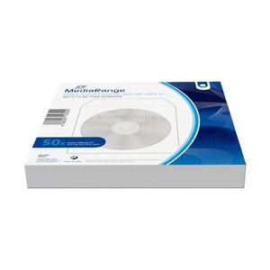 MEDIA RANGE-Mediarange Paper Sleeve For 1 Disc 50 Pack NEU - Photo 1/3