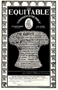 1902 ad vintage Equitable Strongest the Harvest Illinois Central Rail Road Train - Picture 1 of 4